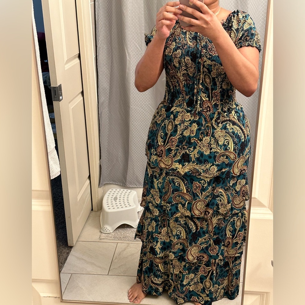 Paisley Tiered Dress